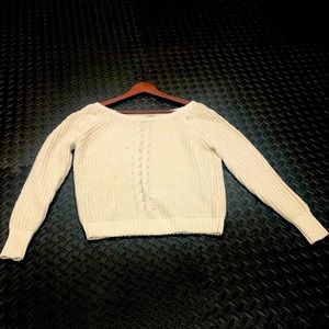 Abercrombie Cream Sweater (With Some Sparkle)